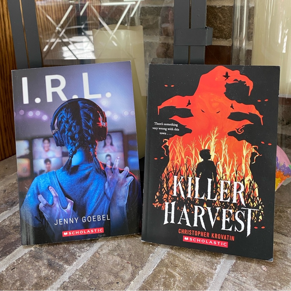 Scholastic BOOKS LOT I.R.L. Killer Harvest Creepy Halloween Vibes